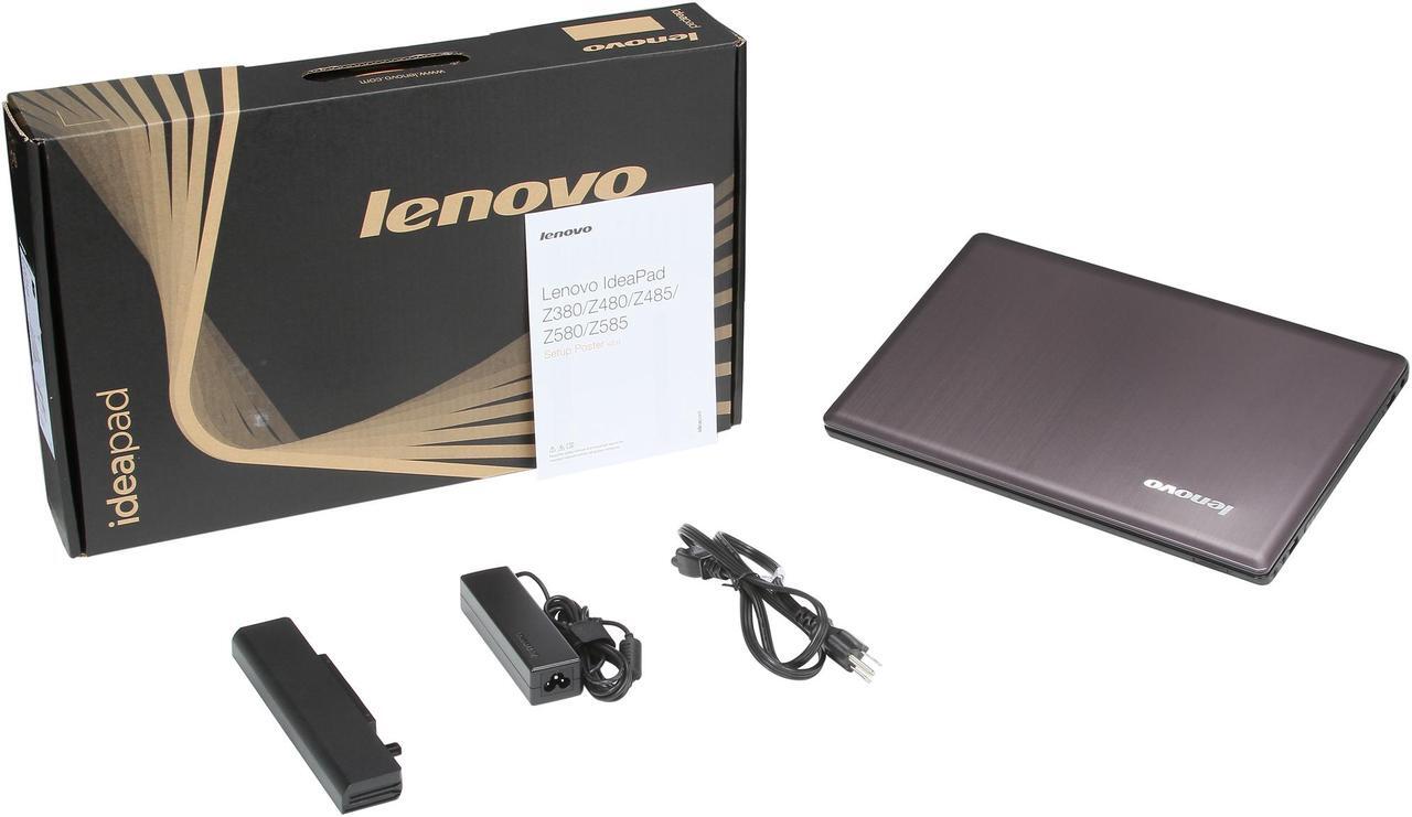 Alt view image 8 of 8 - Lenovo Laptop IdeaPad AMD A6-4400M 4GB Memory 500GB HDD AMD Radeon HD 7520G 15.6" Windows 8 Z585 (59345307)