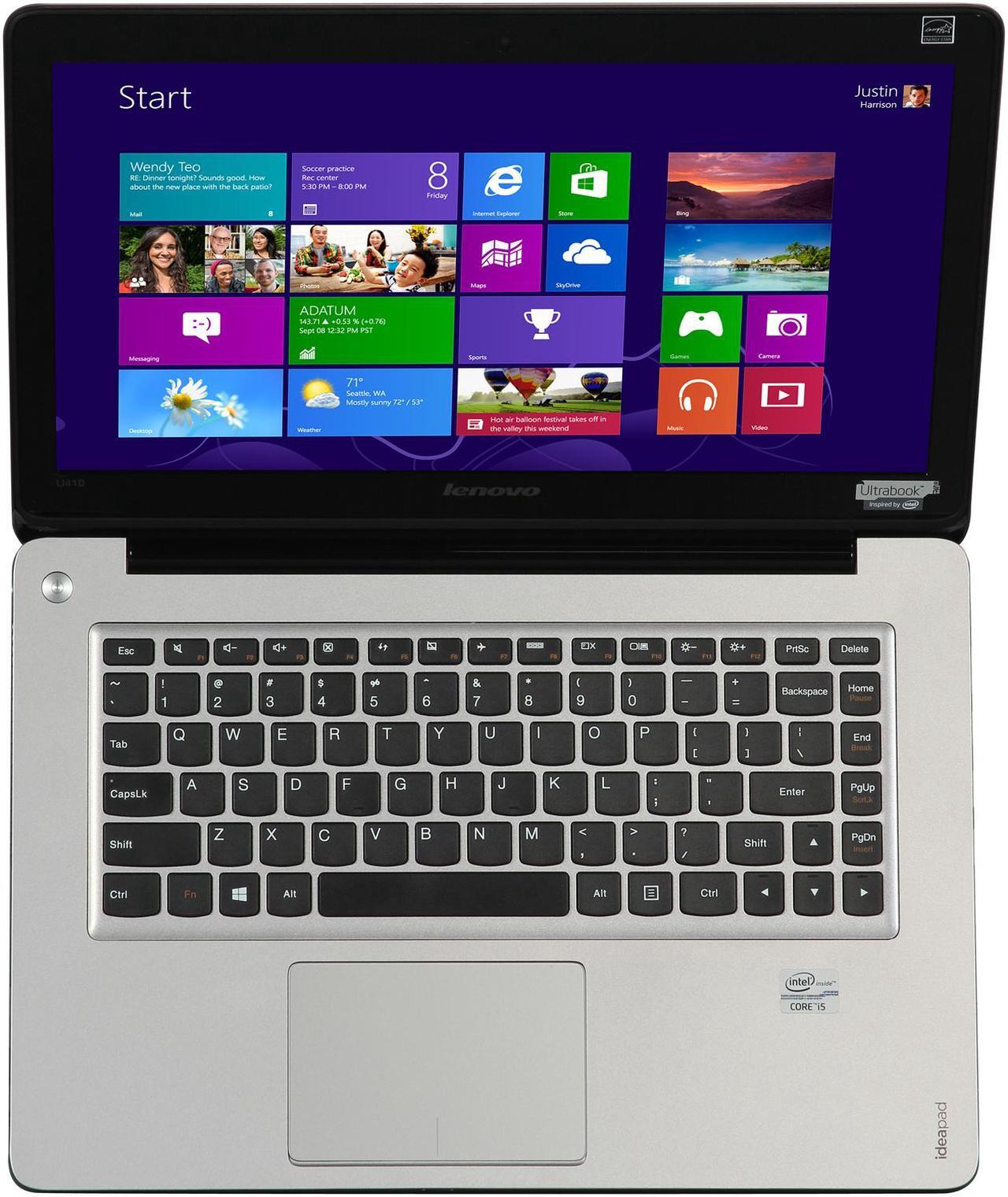 Alt view image 6 of 8 - Lenovo IdeaPad U410 59351632 14" Ultrabook