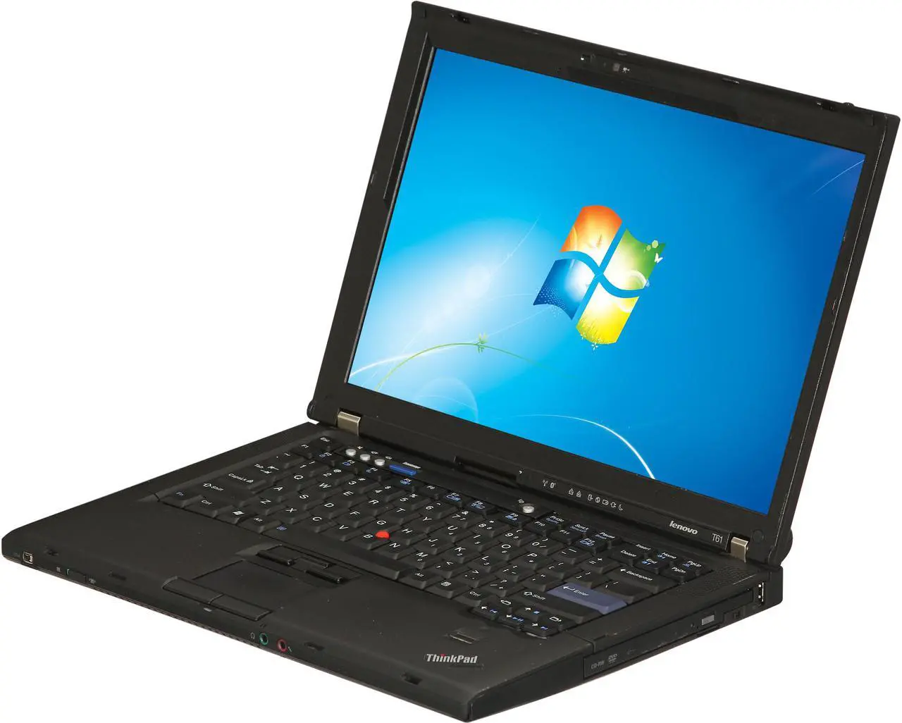 Main image of ThinkPad Laptop T Series 2.00GHz 2GB Memory 120GB HDD VGA: Yes 14.1" Windows 7 Professional T61