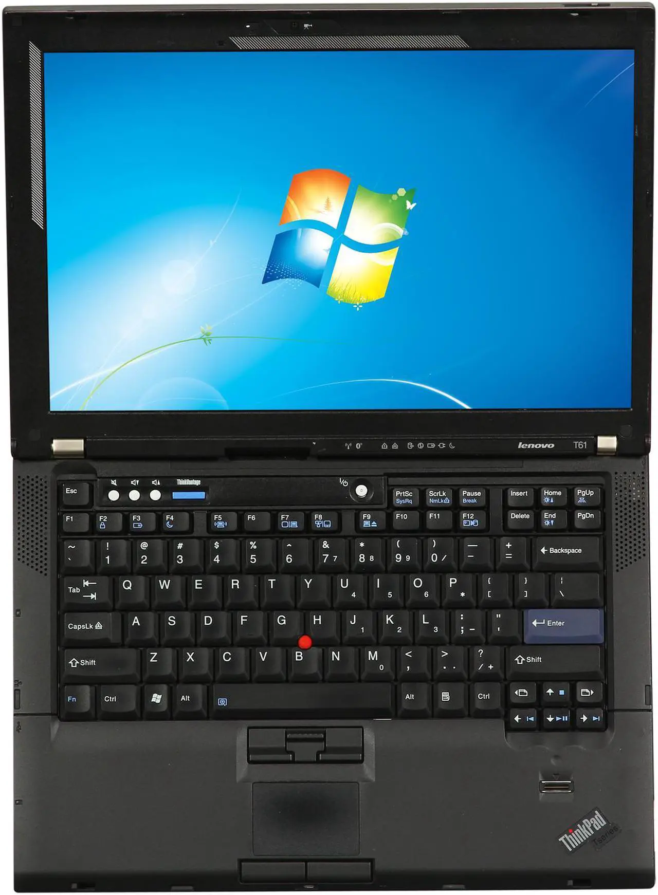 Alt view image 6 of 7 - ThinkPad Laptop T Series 2.00GHz 2GB Memory 120GB HDD VGA: Yes 14.1" Windows 7 Professional T61