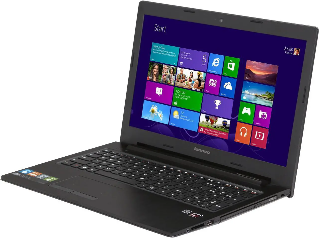 Main image of Lenovo Laptop AMD A8-5550M 4GB Memory 500GB HDD AMD Radeon HD 8570M 15.6" Windows 8 G505s (59378837)