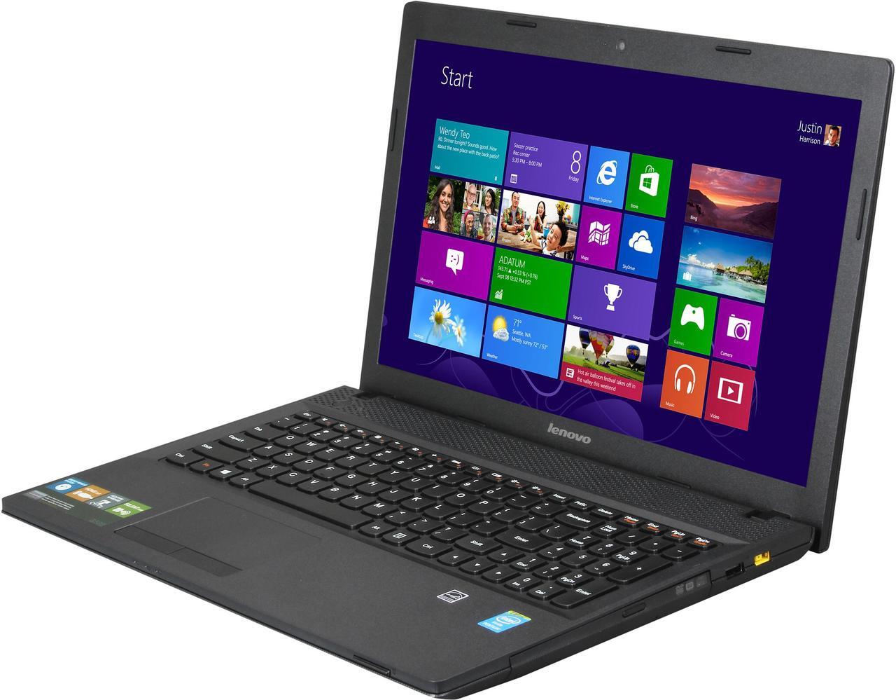 Main image of Lenovo Laptop Intel Pentium 2030M 4GB Memory 500GB HDD Intel HD Graphics 15.6" Windows 8 G500 (59385443)