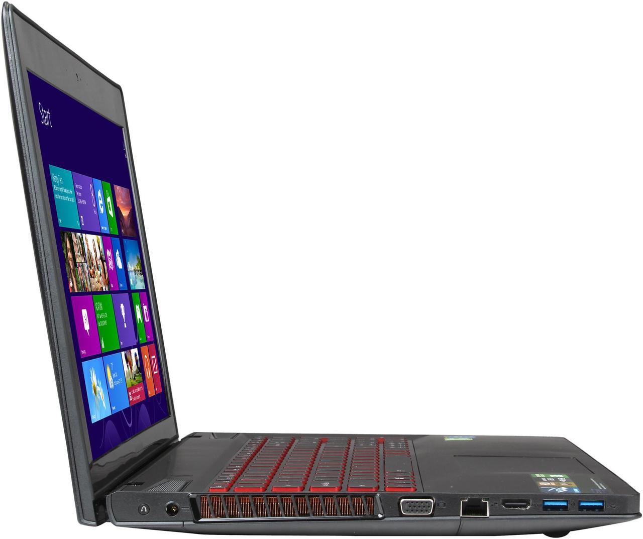 Alt view image 2 of 8 - Lenovo IdeaPad Y510p (59390909) Intel Core i5 4200M(2.5GHz) 6 GB Memory 1 TB + 8 GB SSHD Hybrid Drive 15.6" Gaming Laptop Windows 8
