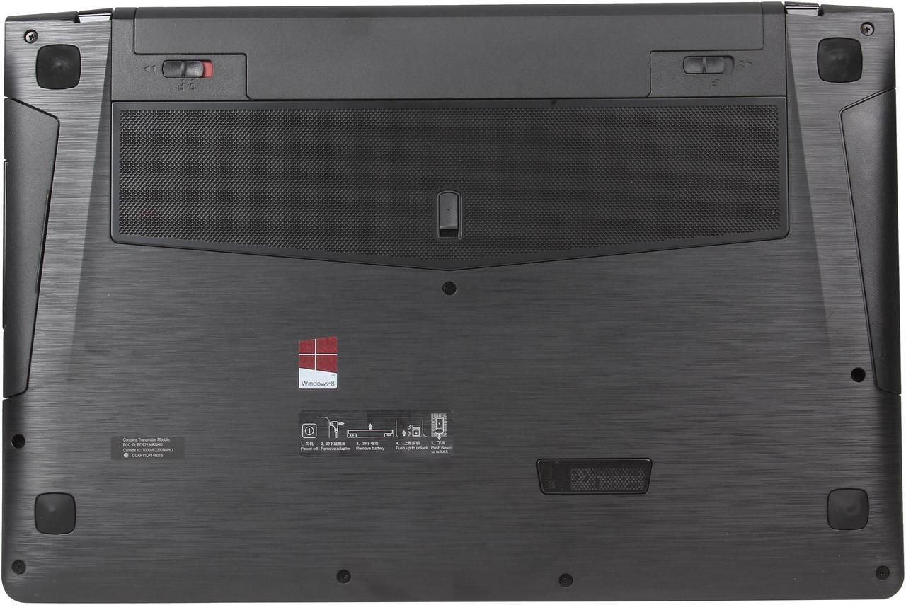 Alt view image 7 of 8 - Lenovo IdeaPad Y510p (59390909) Intel Core i5 4200M(2.5GHz) 6 GB Memory 1 TB + 8 GB SSHD Hybrid Drive 15.6" Gaming Laptop Windows 8