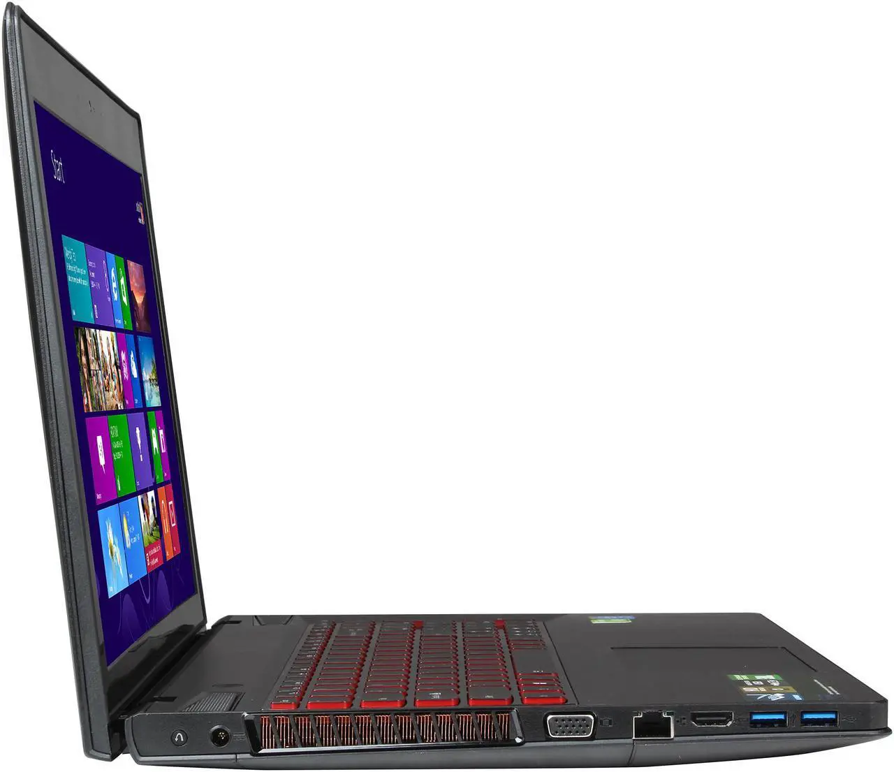 Alt view image 4 of 8 - Lenovo IdeaPad Y510p (59388313) Intel Core i7 4700MQ(2.40GHz) 8GB Memory 1TB + 8GB SSHD Hybrid Drive 15.6" Notebook Windows 8