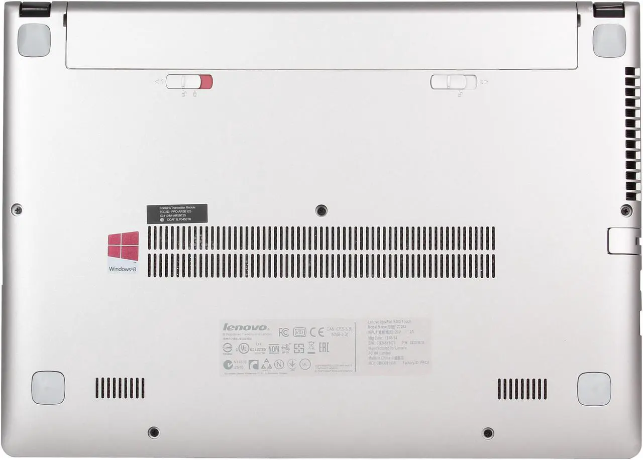 Alt view image 7 of 8 - Lenovo IdeaPad S400 14" Touchscreen Intel Core i3 3217U 4GB / 500GB  (59385916)