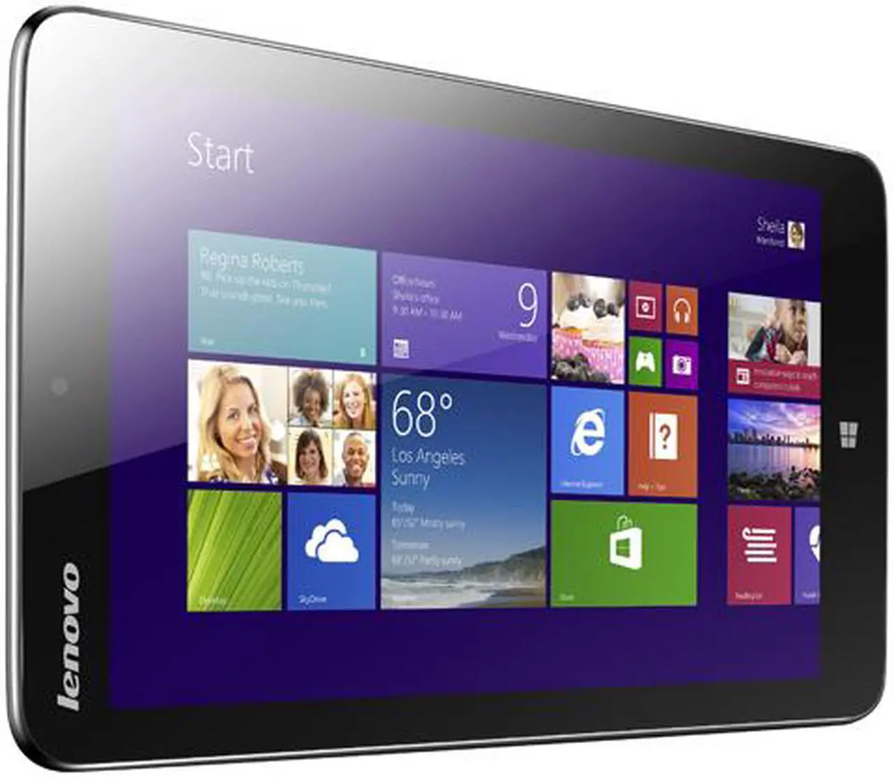 Alt view image 3 of 4 - Lenovo IdeaTab Miix 8 Intel Atom Z3740 2GB LPDDR Memory 32GB 8.0" Touchscreen Tablet Windows 8.1
