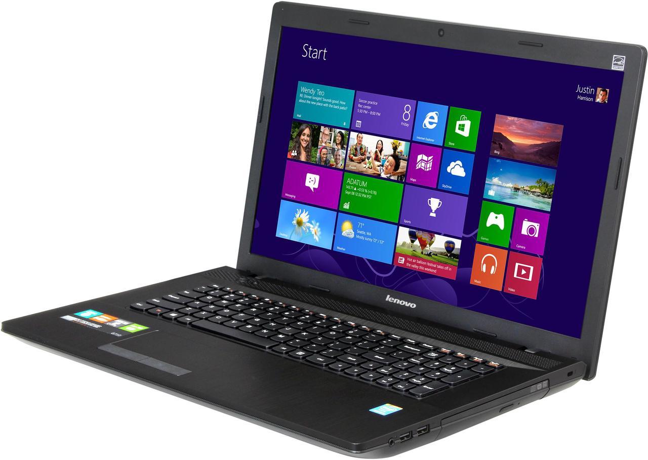 Lenovo Laptop G710 Intel Pentium 3550M 4GB Memory 500GB HDD Intel HD Graphics 17.3" Windows 8.1 59410273