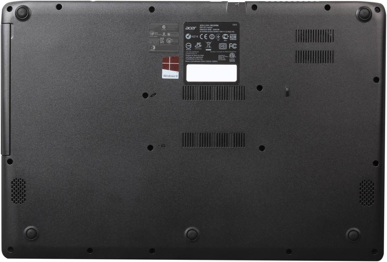 Alt view image 7 of 8 - Acer Laptop Aspire Intel Celeron N2830 4GB Memory 500GB HDD Intel HD Graphics 15.6" Non-Touch Screen Windows 8.1 64-Bit ES1-511-C59V