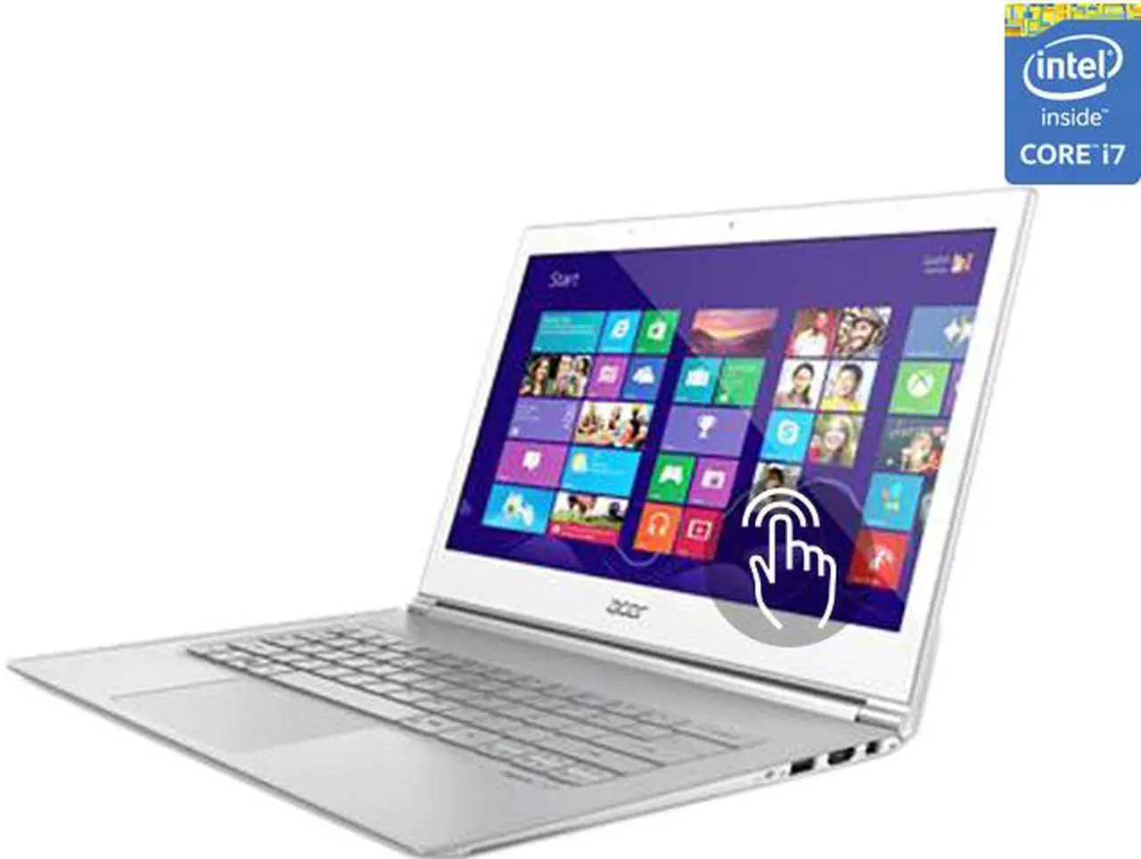 Main image of Acer Ultrabook Aspire Intel Core i7-4500U 8GB Memory 256 GB SSD Intel HD Graphics 4400 Touch Screen Windows 8.1 Pro 64-Bit S7-392-7837