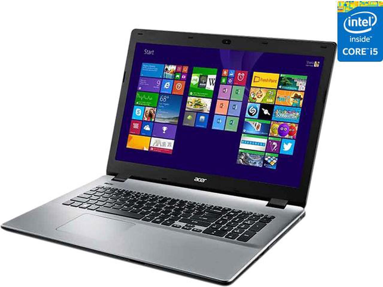 Acer Aspire E E5-771G-54N6 Bilingual Notebook Intel Core i5 4210U (1.70GHz) 8GB Memory 1TB HDD NVIDIA GeForce GT 840M 17.3" Windows 8.1 64-bit