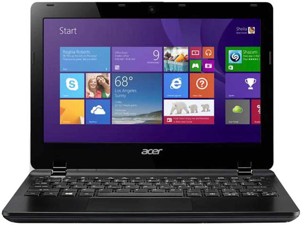 Alt view image 2 of 7 - Acer Laptop TravelMate Intel Celeron N2940 4GB Memory 500GB HDD Intel HD Graphics 11.6" Touch Screen Windows 8.1 TMB115-MP-C23C