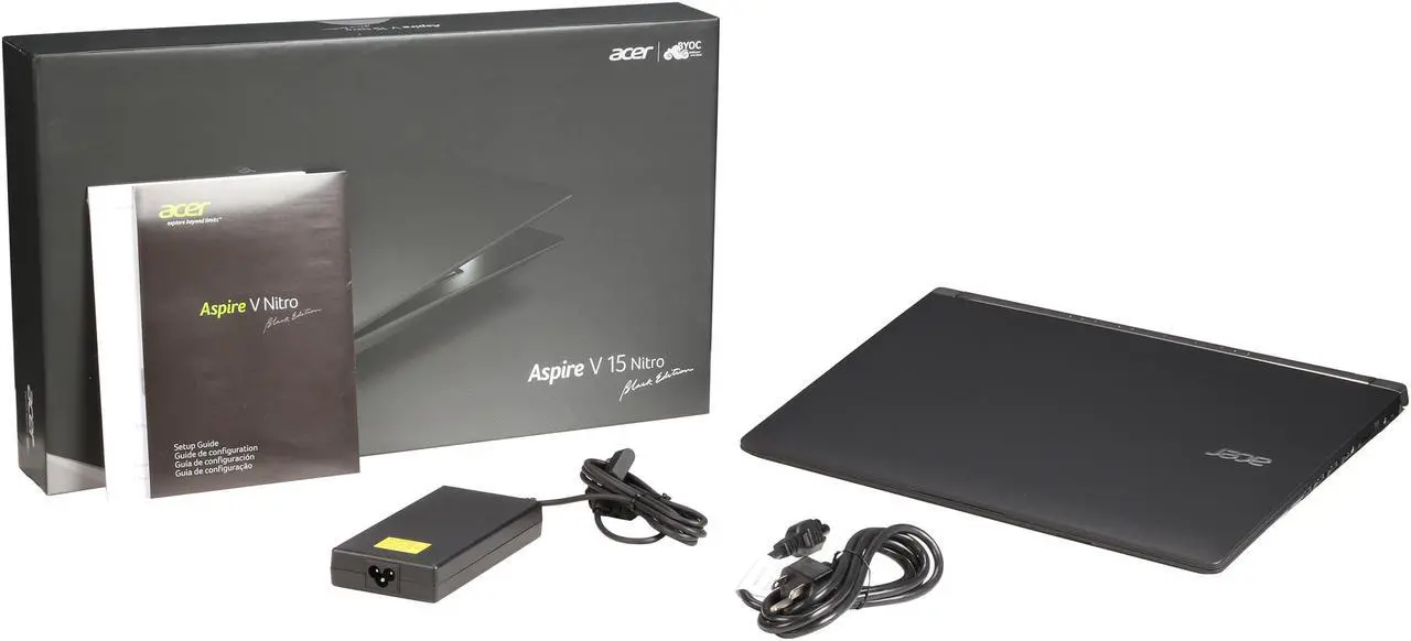 Alt view image 8 of 8 - Acer Aspire V15 Nitro Black Edition - 15.6" NVIDIA GeForce GTX 960M - Intel Core i7-4720HQ  - 8GB Memory - - Windows 8.1 64-Bit - Gaming Laptop - IPS (VN7-591G-70RT )