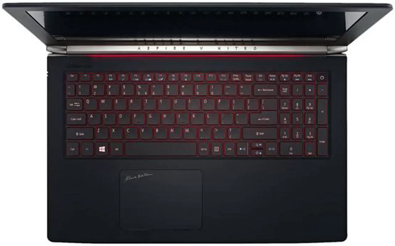 Alt view image 4 of 9 - Acer VN7-592G-77LB Intel Core i7 6700HQ (2.60 GHz) NVIDIA GeForce GTX 960M 16 GB DDR4 Memory 256 GB SSD 1 TB HDD Windows 10 Home 64-Bit 15.6" IPS FHD Gaming Laptop