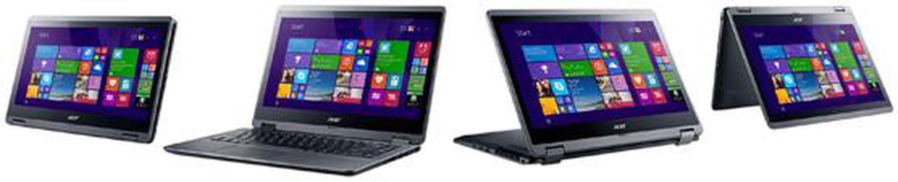 Alt view image 7 of 8 - Acer Aspire R3-471T-5039 Intel Core i5-5200U (2.20 GHz) 8 GB Memory 1 TB HDD 14" Touchscreen Laptop Windows 10 Home