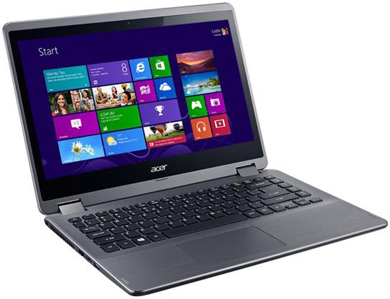 Alt view image 2 of 8 - Acer Aspire R3-471T-5039 Intel Core i5-5200U (2.20 GHz) 8 GB Memory 1 TB HDD 14" Touchscreen Laptop Windows 10 Home