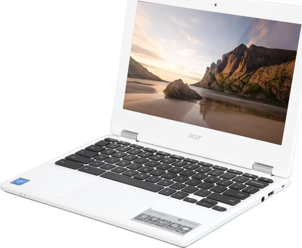 Main image of Acer CB3-131-C3KD Chromebook Intel Celeron N2840 (2.16 GHz) 2 GB DDR3L Memory 16 GB Flash 11.6" Chrome OS (Manufacturer Recertified)