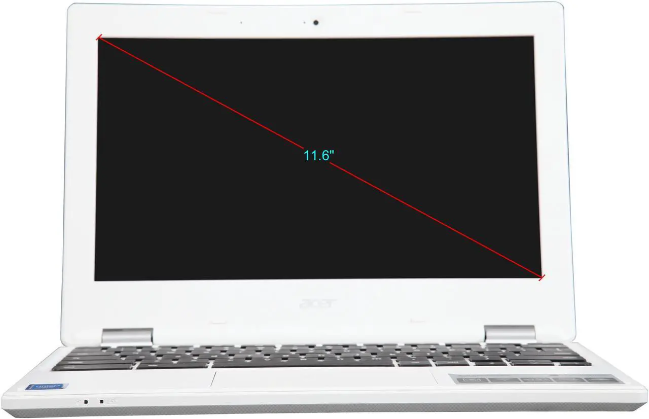 Alt view image 5 of 8 - Acer CB3-131-C3KD Chromebook Intel Celeron N2840 (2.16 GHz) 2 GB DDR3L Memory 16 GB Flash 11.6" Chrome OS (Manufacturer Recertified)