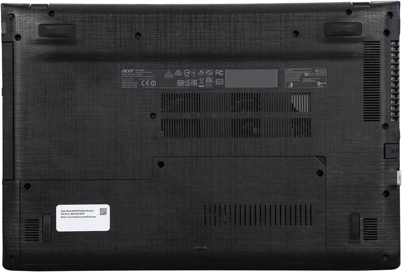 Alt view image 8 of 8 - Acer Laptop Aspire E5-575-33BM Intel Core i3 7th Gen 7100U (2.40 GHz) 4 GB DDR4 Memory 1 TB HDD Intel HD Graphics 620 15.6" Windows 10 Home 64-Bit Grade A