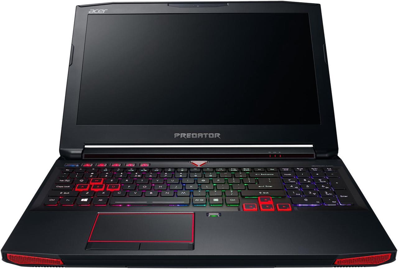 Alt view image 8 of 14 - Acer Predator G9-593-71EH Intel Core i7 7th Gen 7700HQ (2.80 GHz) NVIDIA GeForce GTX 1070 16 GB Memory 256 GB SSD (2 x 128 GB in Raid 0) 1 TB HDD 15.6" Full HD (1920 x 1080) IPS Display with NVIDIA G-SYNC Technology Windows 10 Home 64-Bit