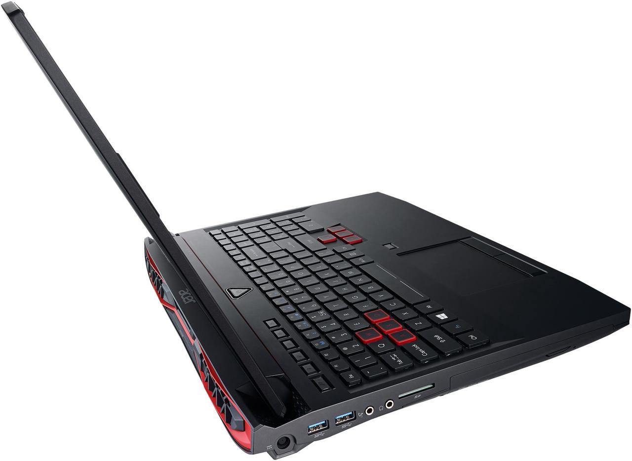 Alt view image 10 of 14 - Acer Predator G9-593-71EH Intel Core i7 7th Gen 7700HQ (2.80 GHz) NVIDIA GeForce GTX 1070 16 GB Memory 256 GB SSD (2 x 128 GB in Raid 0) 1 TB HDD 15.6" Full HD (1920 x 1080) IPS Display with NVIDIA G-SYNC Technology Windows 10 Home 64-Bit