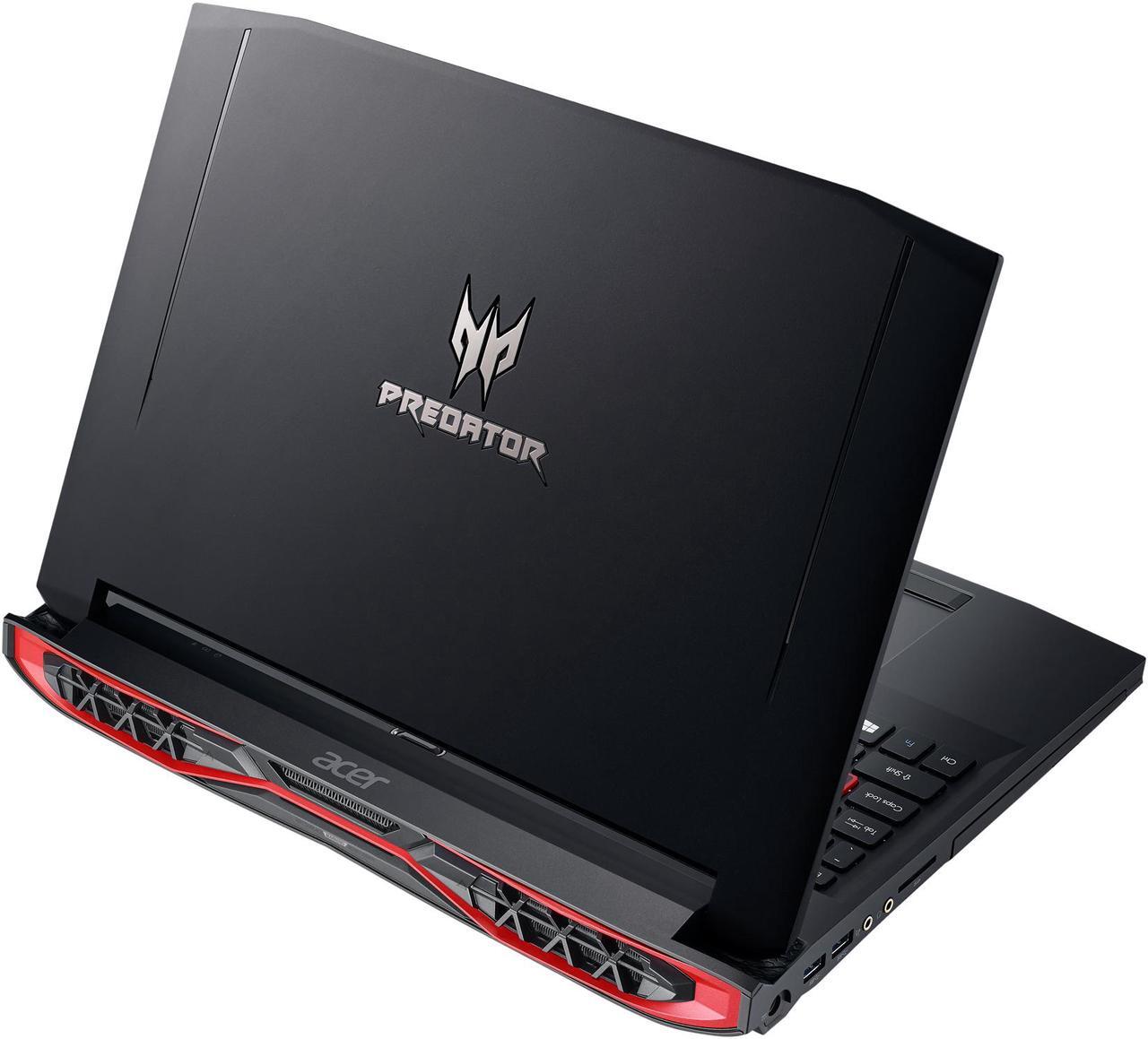 Alt view image 13 of 14 - Acer Predator G9-593-71EH Intel Core i7 7th Gen 7700HQ (2.80 GHz) NVIDIA GeForce GTX 1070 16 GB Memory 256 GB SSD (2 x 128 GB in Raid 0) 1 TB HDD 15.6" Full HD (1920 x 1080) IPS Display with NVIDIA G-SYNC Technology Windows 10 Home 64-Bit