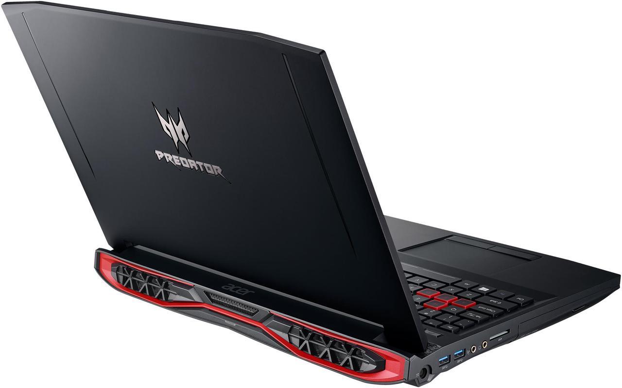 Alt view image 11 of 14 - Acer Predator G9-593-71EH Intel Core i7 7th Gen 7700HQ (2.80 GHz) NVIDIA GeForce GTX 1070 16 GB Memory 256 GB SSD (2 x 128 GB in Raid 0) 1 TB HDD 15.6" Full HD (1920 x 1080) IPS Display with NVIDIA G-SYNC Technology Windows 10 Home 64-Bit