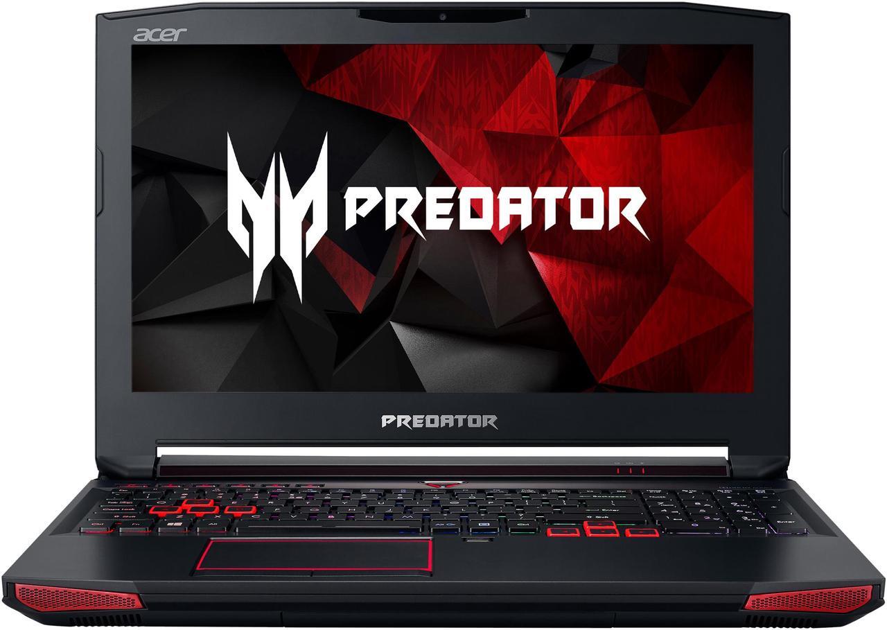 Alt view image 2 of 14 - Acer Predator G9-593-71EH Intel Core i7 7th Gen 7700HQ (2.80 GHz) NVIDIA GeForce GTX 1070 16 GB Memory 256 GB SSD (2 x 128 GB in Raid 0) 1 TB HDD 15.6" Full HD (1920 x 1080) IPS Display with NVIDIA G-SYNC Technology Windows 10 Home 64-Bit