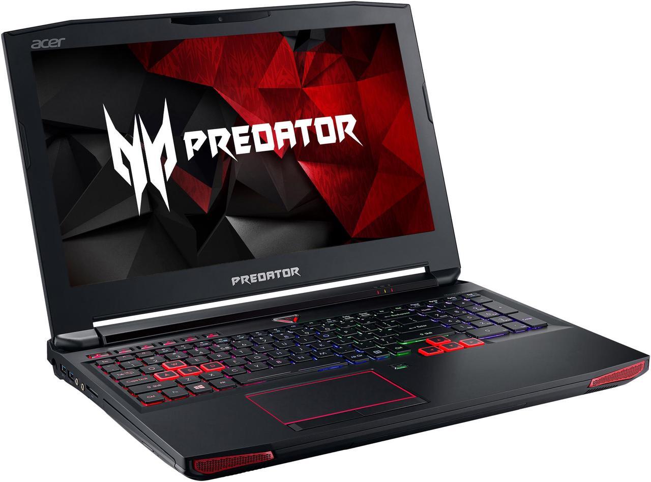 Alt view image 3 of 14 - Acer Predator G9-593-71EH Intel Core i7 7th Gen 7700HQ (2.80 GHz) NVIDIA GeForce GTX 1070 16 GB Memory 256 GB SSD (2 x 128 GB in Raid 0) 1 TB HDD 15.6" Full HD (1920 x 1080) IPS Display with NVIDIA G-SYNC Technology Windows 10 Home 64-Bit