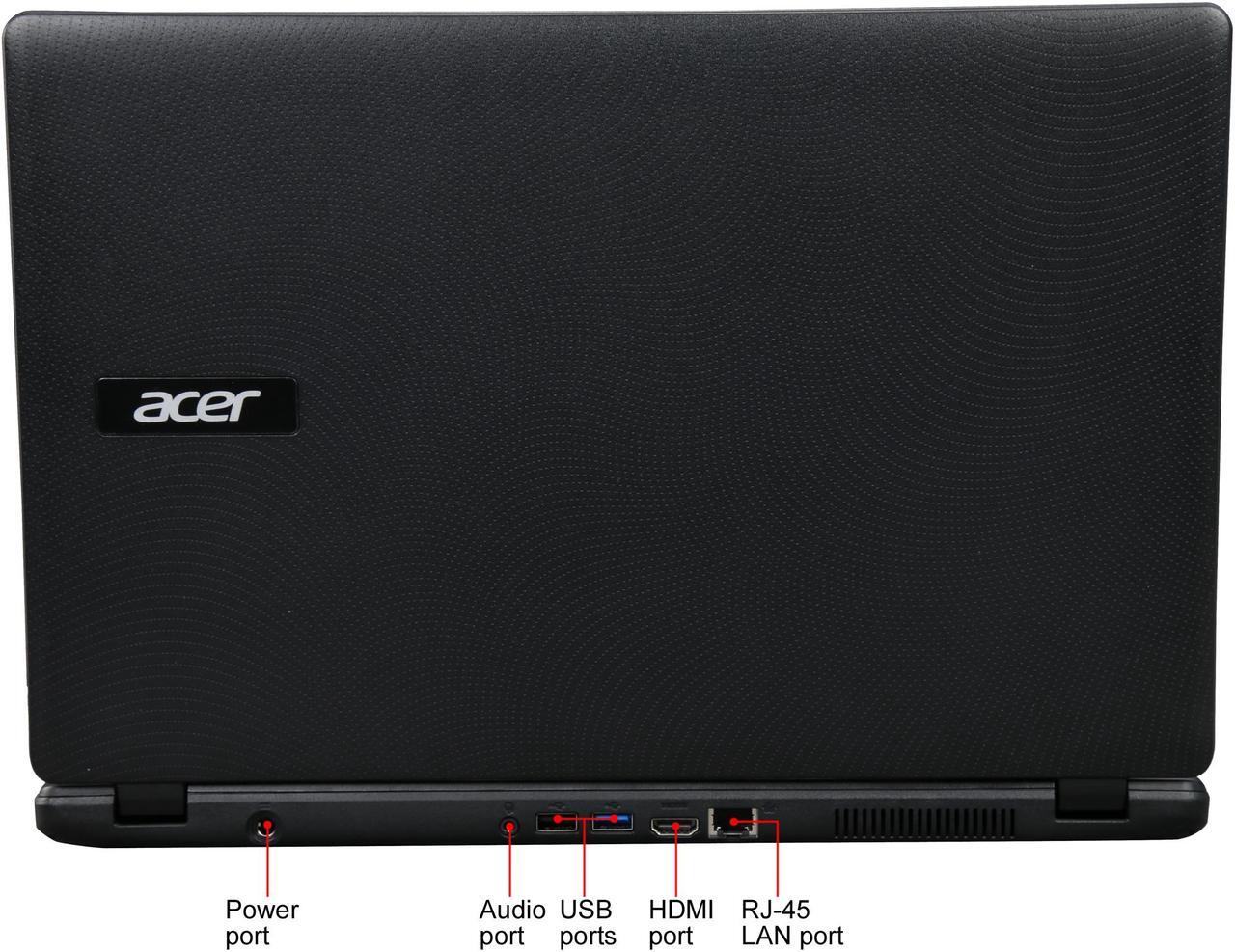 Alt view image 4 of 8 - Acer Laptop Aspire E Intel Celeron N3050 4GB Memory 500GB HDD Intel HD Graphics 15.6" Non-Touch Screen Windows 10 Home 64-Bit ES1-531-C97T