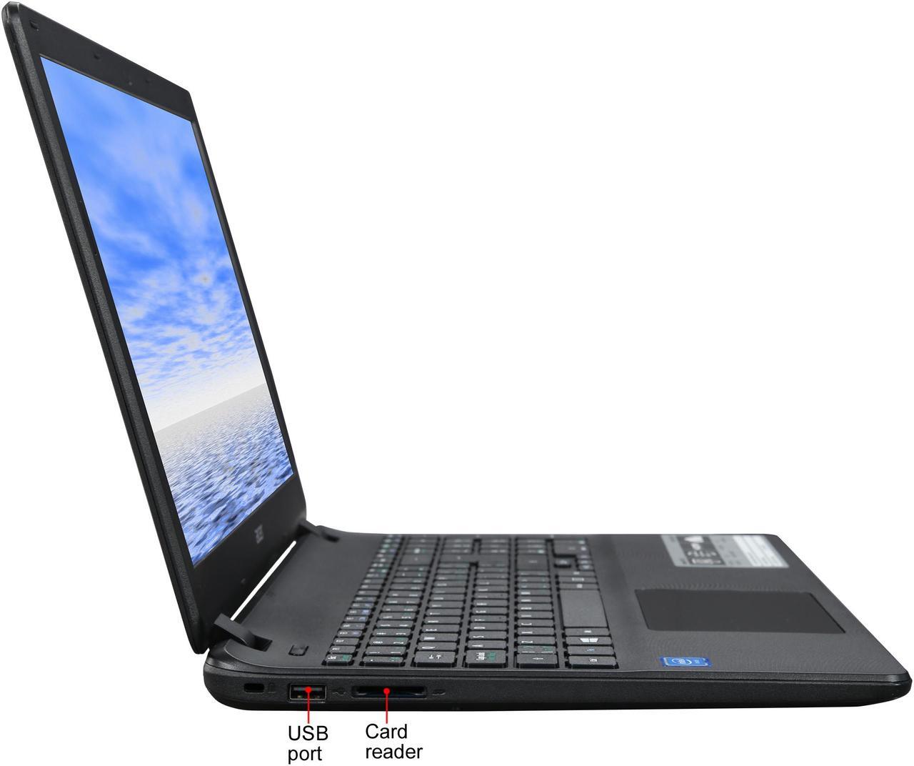 Alt view image 5 of 8 - Acer Laptop Aspire E Intel Celeron N3050 4GB Memory 500GB HDD Intel HD Graphics 15.6" Non-Touch Screen Windows 10 Home 64-Bit ES1-531-C97T