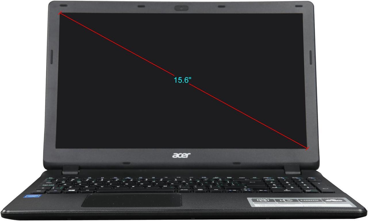 Alt view image 6 of 8 - Acer Laptop Aspire E Intel Celeron N3050 4GB Memory 500GB HDD Intel HD Graphics 15.6" Non-Touch Screen Windows 10 Home 64-Bit ES1-531-C97T