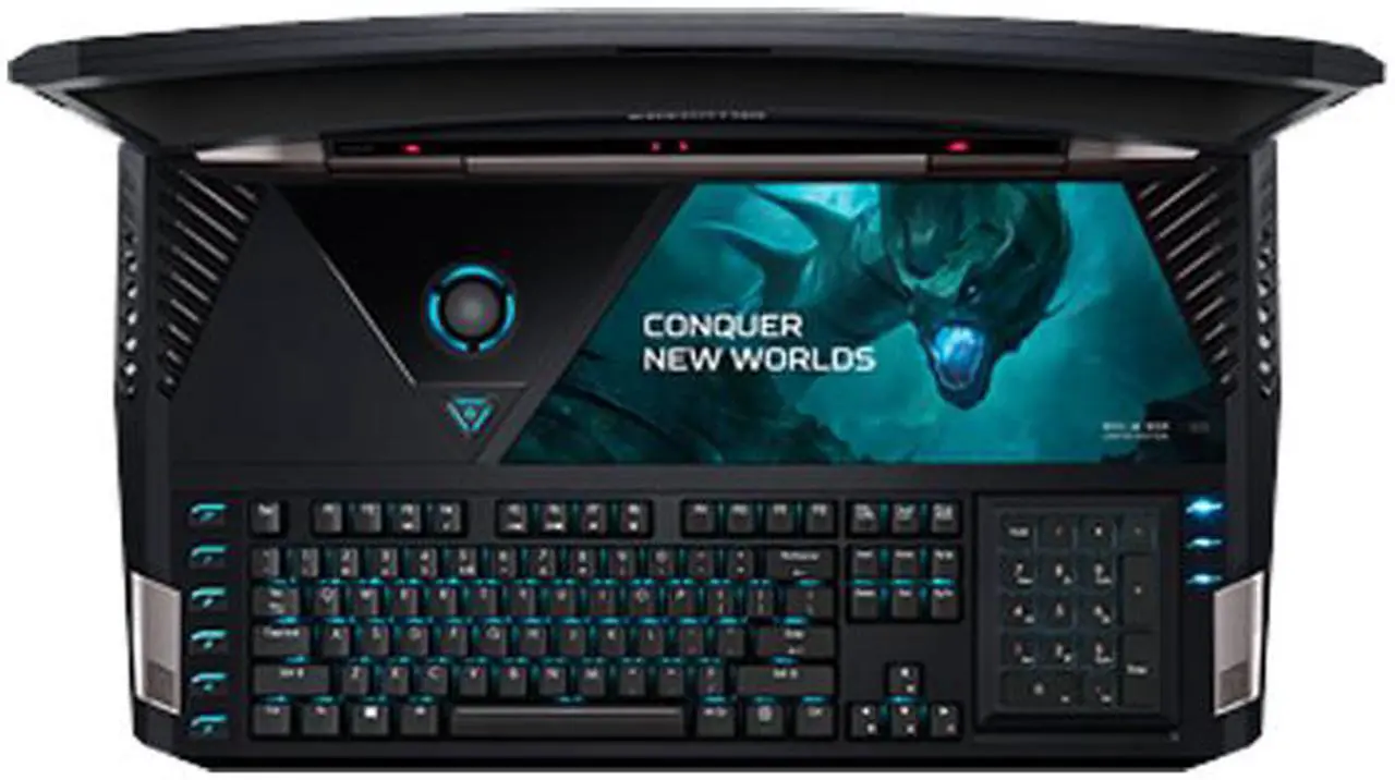 Alt view image 4 of 7 - Acer Predator 21 X - 21.0" GeForce GTX 1080 SLI - Intel Core i7-7820HK  - 64GB Memory - 1 TB SSD - Windows 10 Home 64-Bit - Gaming Laptop - IPS (GX21-71-76ZF )