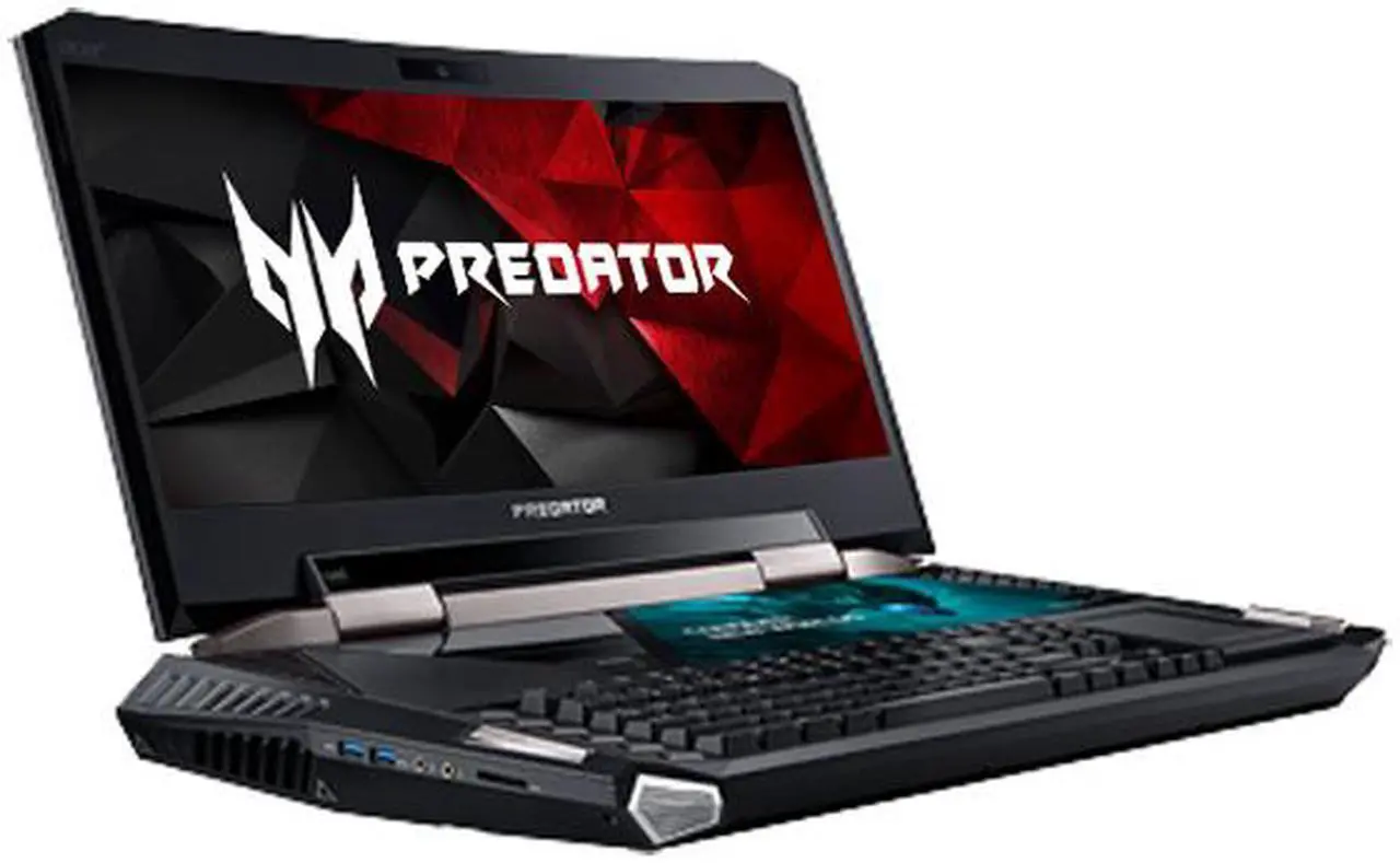 Alt view image 3 of 7 - Acer Predator 21 X - 21.0" GeForce GTX 1080 SLI - Intel Core i7-7820HK  - 64GB Memory - 1 TB SSD - Windows 10 Home 64-Bit - Gaming Laptop - IPS (GX21-71-76ZF )