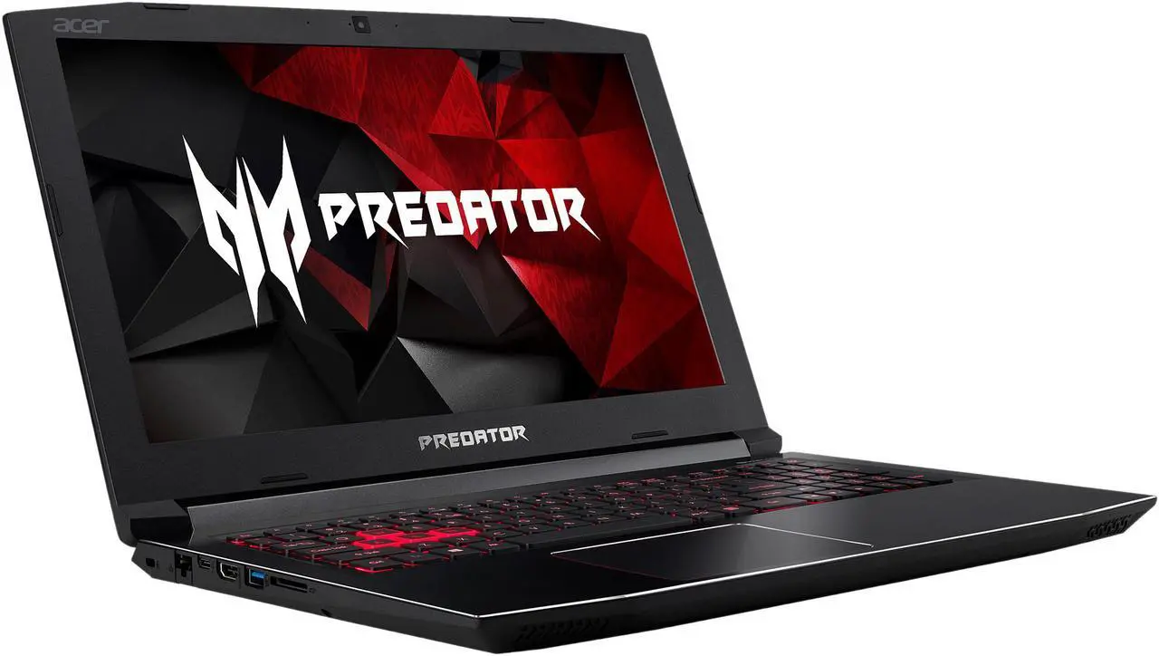 Alt view image 3 of 7 - Acer Predator Helios 300 G3-572-78JY 15.6" Intel Core i7 7th Gen 7700HQ (2.80 GHz) NVIDIA GeForce GTX 1060 16 GB Memory 128 GB SSD 1 TB HDD Windows 10 Home 64-Bit Gaming Laptop VR Ready