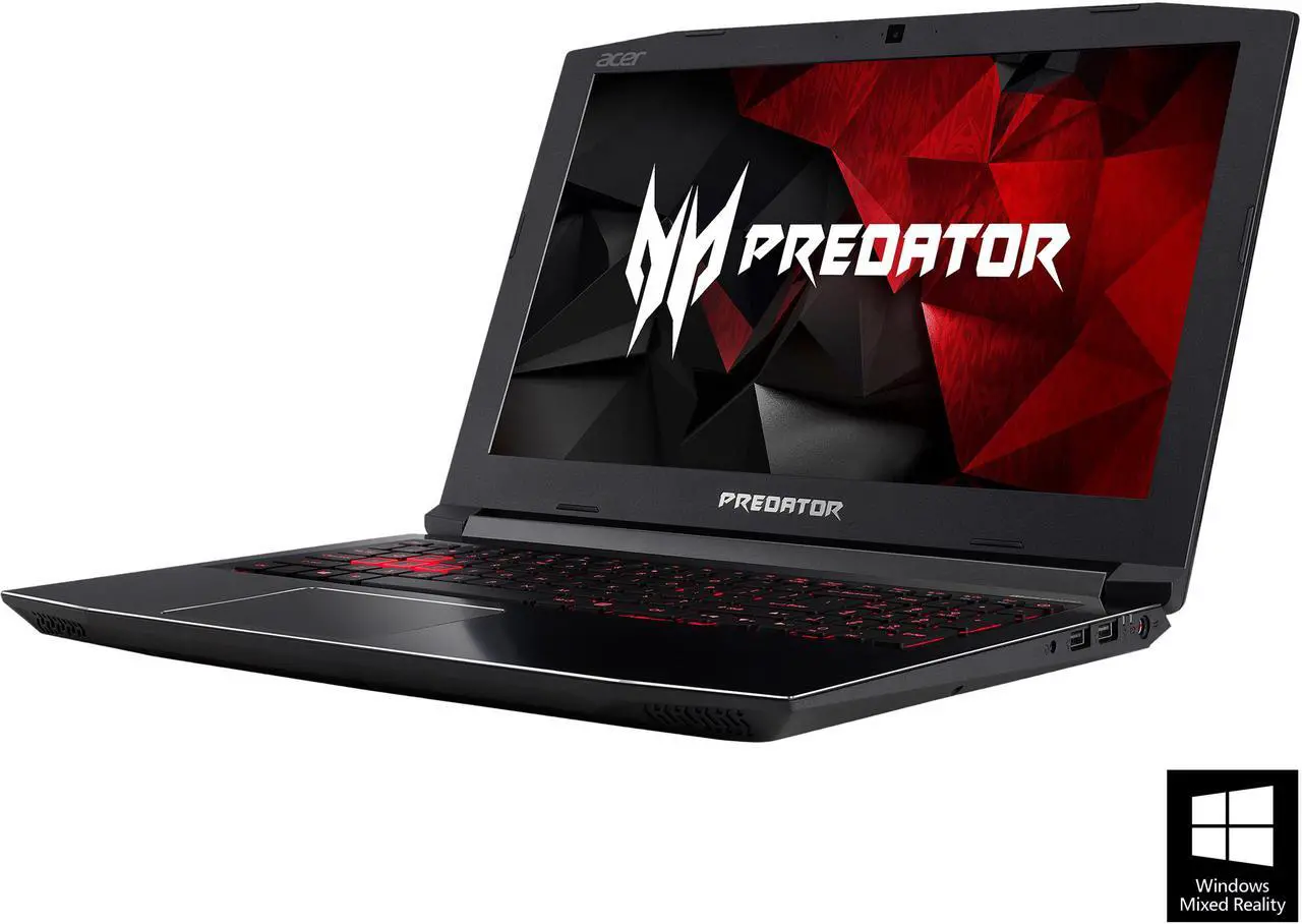 Main image of Acer Predator Helios 300 G3-572-78JY 15.6" Intel Core i7 7th Gen 7700HQ (2.80 GHz) NVIDIA GeForce GTX 1060 16 GB Memory 128 GB SSD 1 TB HDD Windows 10 Home 64-Bit Gaming Laptop VR Ready