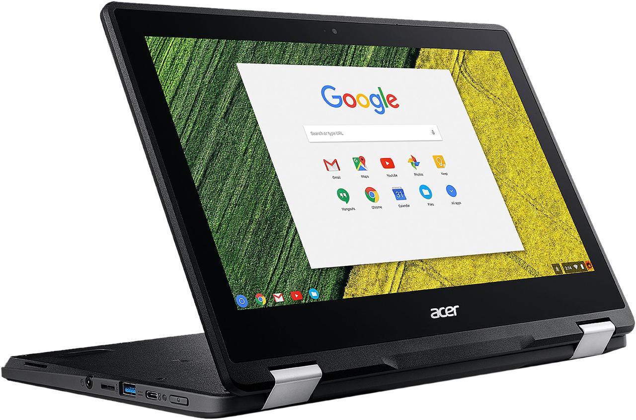 Alt view image 5 of 16 - Acer Spin 11 R751T-C4XP 11.6" Touchscreen LCD 2 in 1 Chromebook - Intel Celeron N3350 Dual-core (2 Core) 1.10 GHz - 4 GB LPDDR4 - 32 GB Flash Memory - Chrome OS - 1366 x 768 - In-plane Switching (IPS)