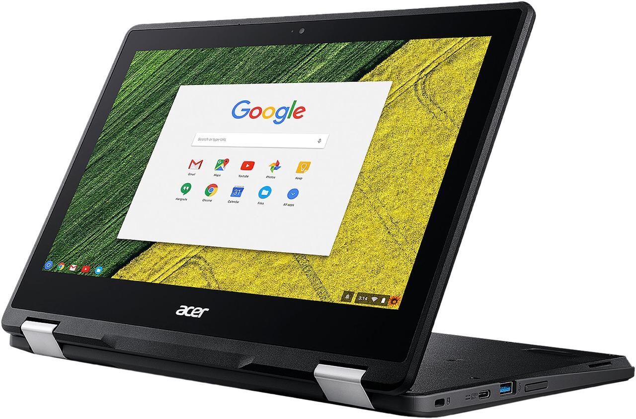 Alt view image 4 of 16 - Acer Spin 11 R751T-C4XP 11.6" Touchscreen LCD 2 in 1 Chromebook - Intel Celeron N3350 Dual-core (2 Core) 1.10 GHz - 4 GB LPDDR4 - 32 GB Flash Memory - Chrome OS - 1366 x 768 - In-plane Switching (IPS)