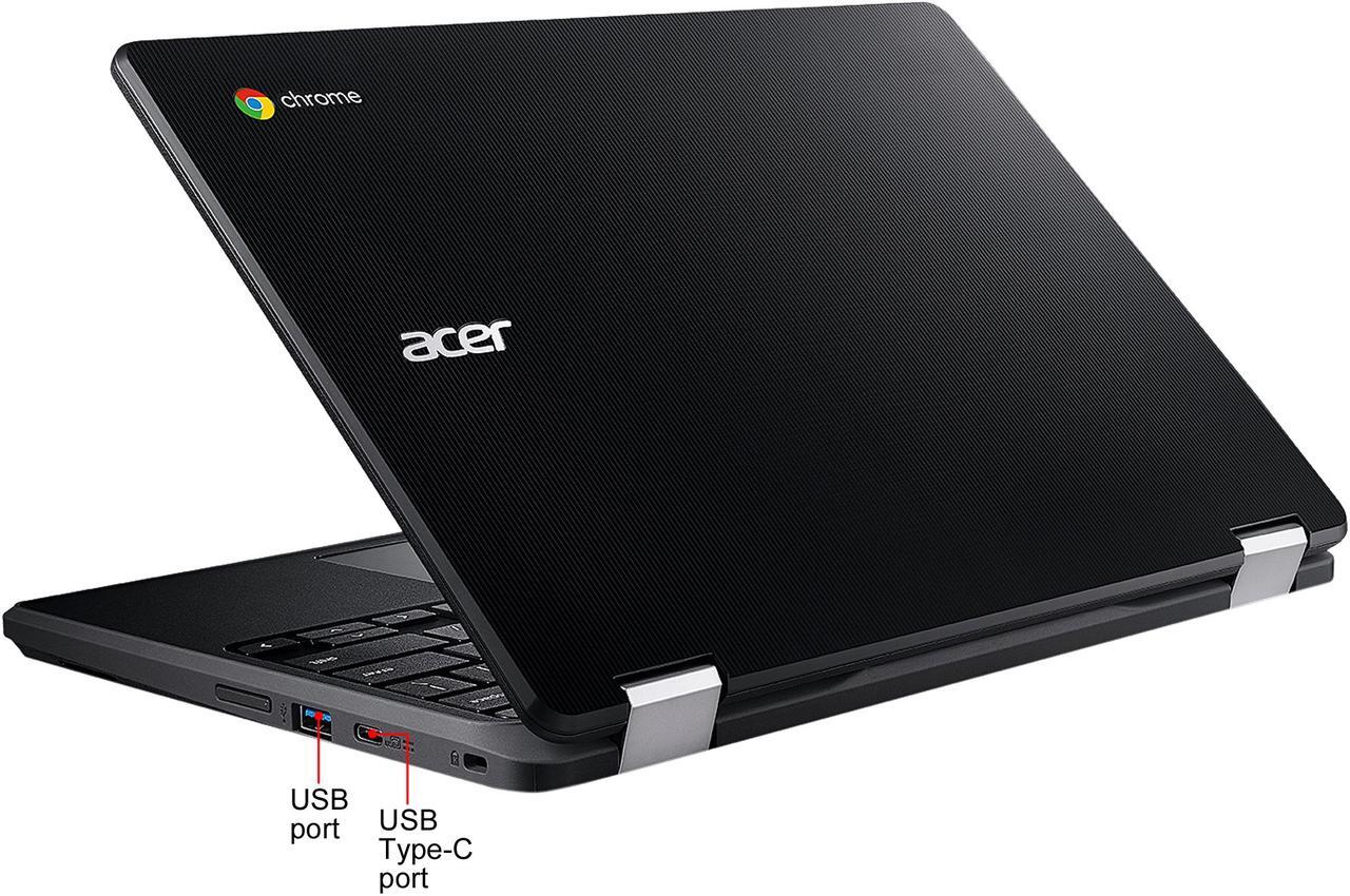 Alt view image 16 of 16 - Acer Spin 11 R751T-C4XP 11.6" Touchscreen LCD 2 in 1 Chromebook - Intel Celeron N3350 Dual-core (2 Core) 1.10 GHz - 4 GB LPDDR4 - 32 GB Flash Memory - Chrome OS - 1366 x 768 - In-plane Switching (IPS)