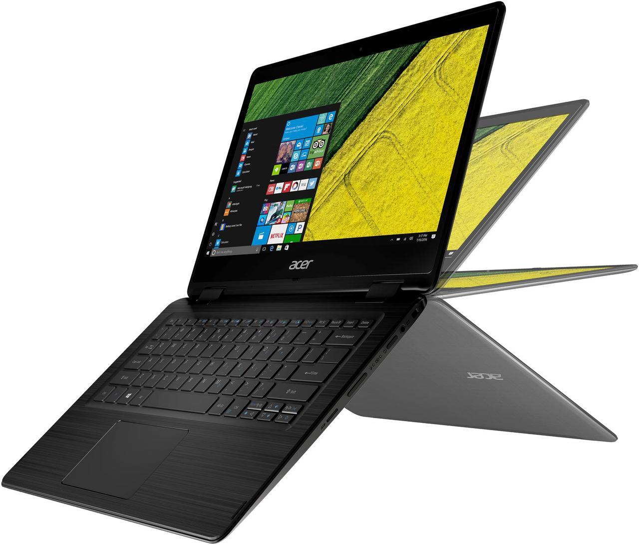 Alt view image 10 of 14 - Acer Spin 5 SP513-51-57TP Intel Core i5 7th Gen 7200U (2.50 GHz) 8 GB Memory 256 GB SSD 13.3" Touchscreen 1920 x 1080 Convertible 2-in-1 Laptop Windows 10 Home 64-Bit