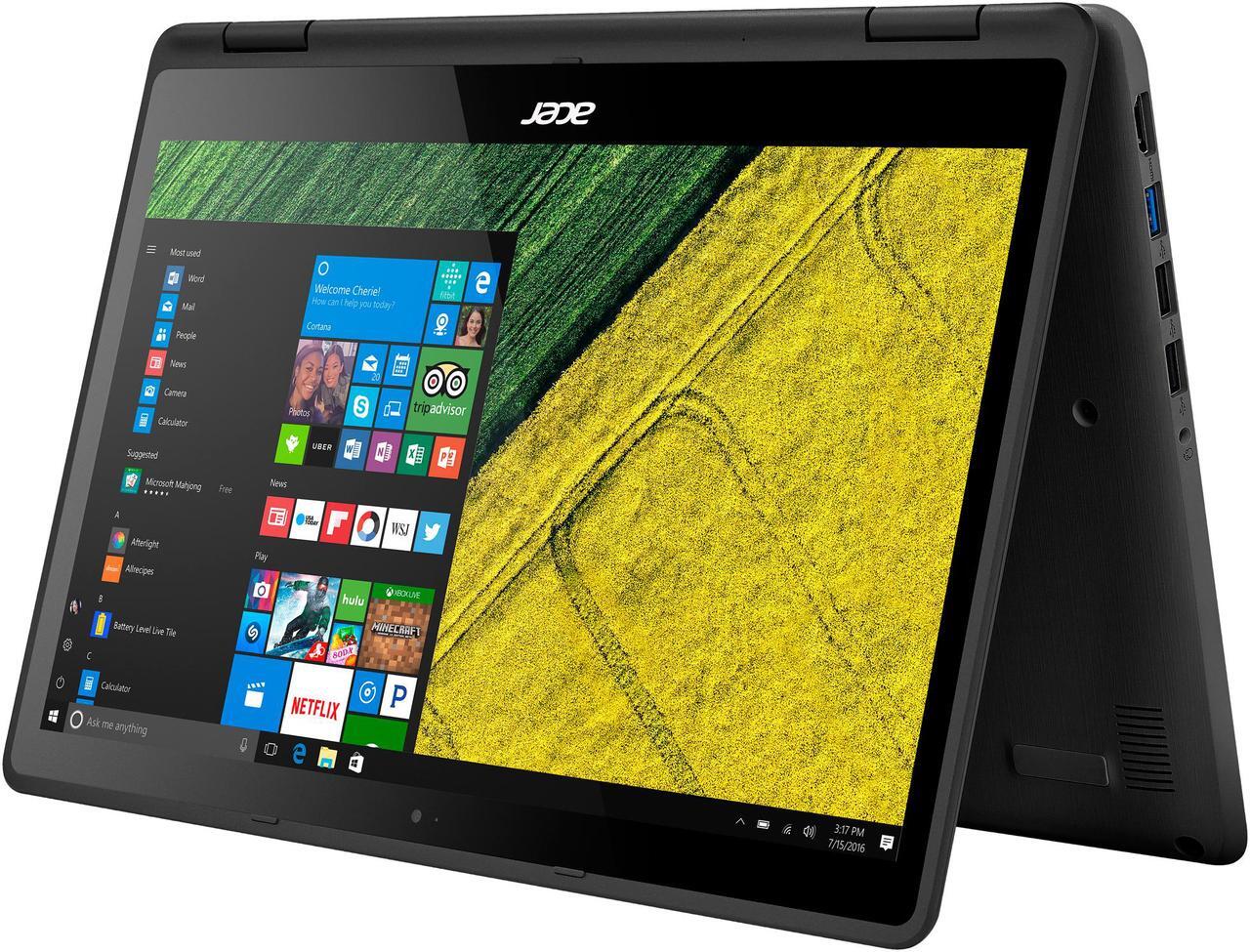 Alt view image 6 of 14 - Acer Spin 5 SP513-51-57TP Intel Core i5 7th Gen 7200U (2.50 GHz) 8 GB Memory 256 GB SSD 13.3" Touchscreen 1920 x 1080 Convertible 2-in-1 Laptop Windows 10 Home 64-Bit