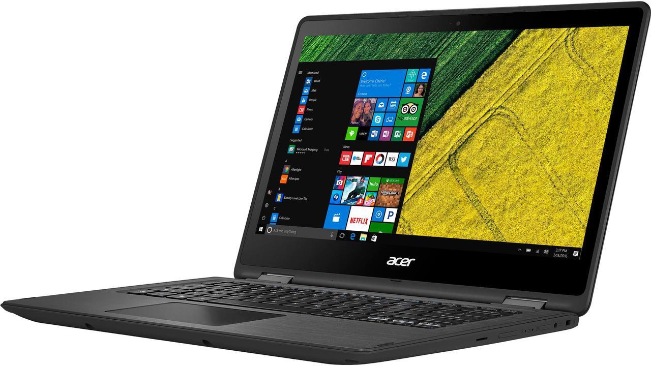 Alt view image 2 of 14 - Acer Spin 5 SP513-51-57TP Intel Core i5 7th Gen 7200U (2.50 GHz) 8 GB Memory 256 GB SSD 13.3" Touchscreen 1920 x 1080 Convertible 2-in-1 Laptop Windows 10 Home 64-Bit