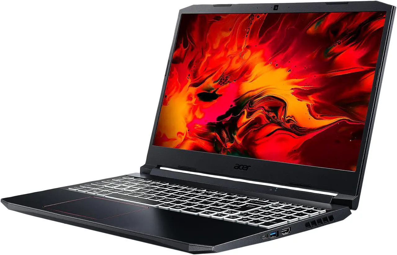 Alt view image 2 of 13 - Acer Nitro 5 - 15.6" FHD - Intel Core i5-10300H - GeForce GTX 1650 Ti - 16 GB DDR4 - 512 GB SSD - Gaming Laptop (AN515-55-54Q0)