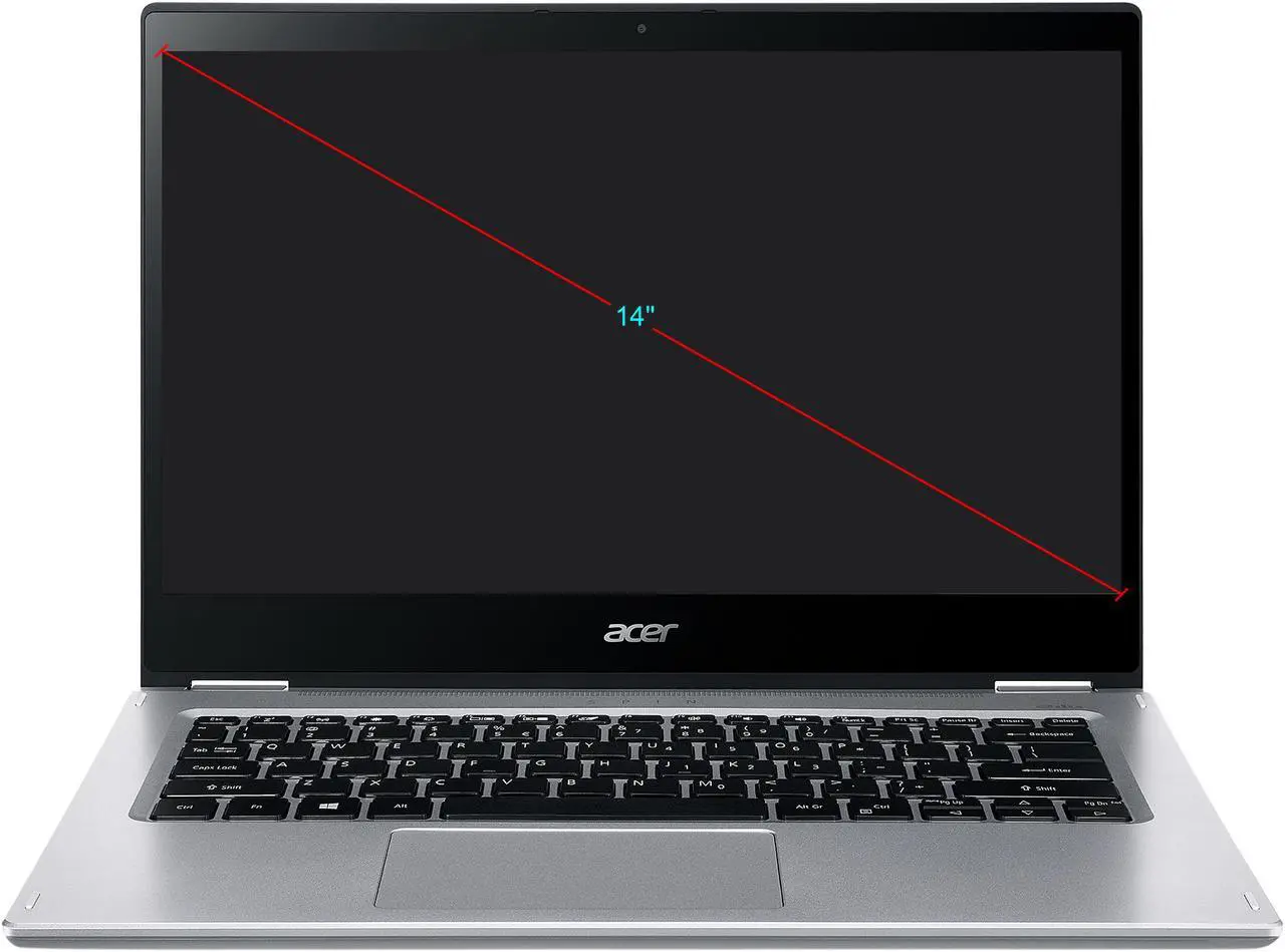 Alt view image 4 of 14 - Acer Spin 3 SP314-54N-50W3 Intel Core i5 10th Gen 1035G4 (1.10 GHz) 8 GB LPDDR4 Memory 512 GB NVMe SSD 14" Touchscreen 1920 x 1080 Convertible Thin and Light 2-in-1 Laptop Windows 10 Home 64-bit