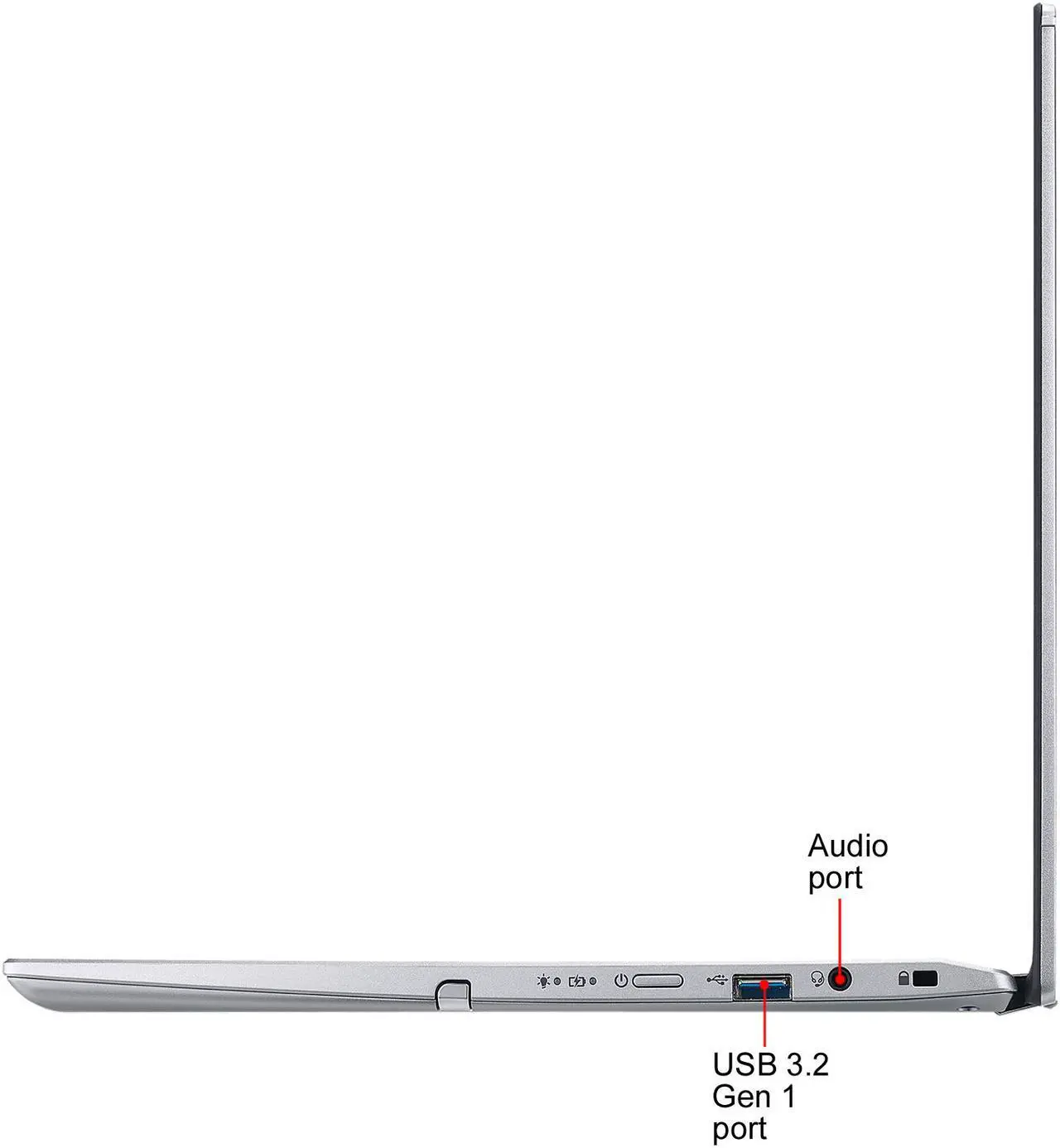 Alt view image 9 of 14 - Acer Spin 3 SP314-54N-50W3 Intel Core i5 10th Gen 1035G4 (1.10 GHz) 8 GB LPDDR4 Memory 512 GB NVMe SSD 14" Touchscreen 1920 x 1080 Convertible Thin and Light 2-in-1 Laptop Windows 10 Home 64-bit