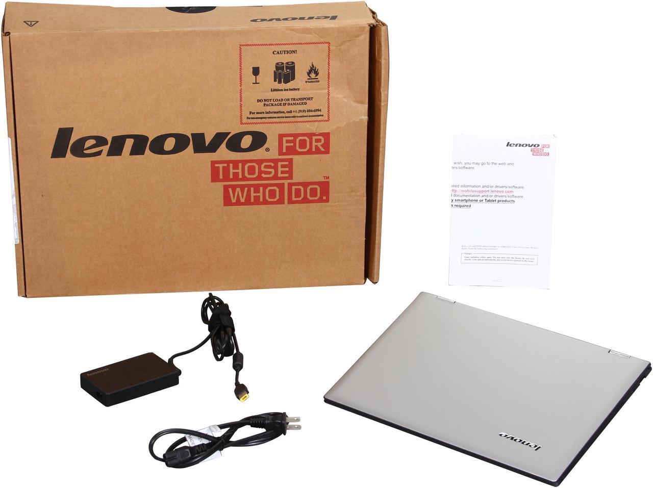 Alt view image 11 of 11 - Lenovo Yoga 2 Pro 13.3" Multimode Laptop with Intel Core i5-4200U 1.6Ghz (2.6Ghz Turbo), 4GB DDR3L RAM, 128GB SSD, WQXGA+ QHD+ 3200x1800 IPS 10 Point Multi Touch Display, 360 Degrees Hinge