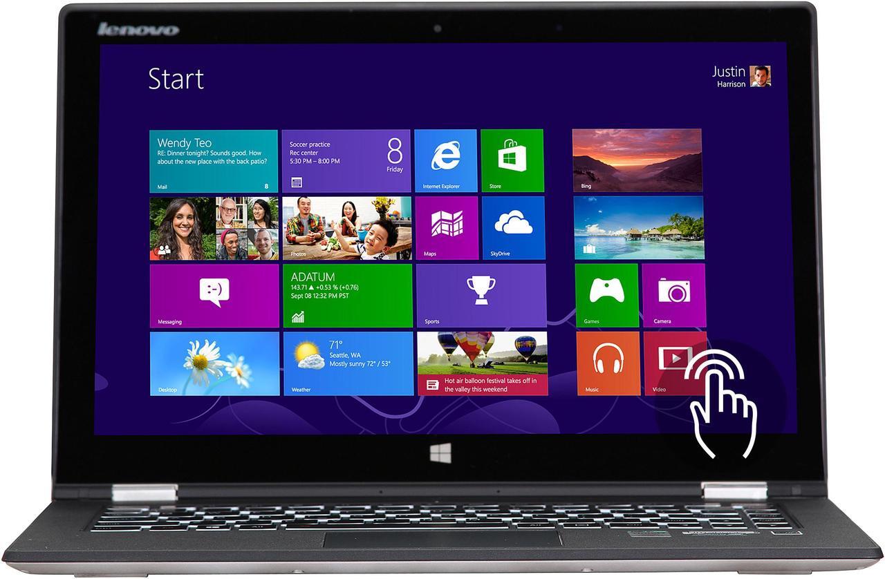 Main image of Lenovo Yoga 2 Pro 13.3" Multimode Laptop with Intel Core i5-4200U 1.6Ghz (2.6Ghz Turbo), 4GB DDR3L RAM, 128GB SSD, WQXGA+ QHD+ 3200x1800 IPS 10 Point Multi Touch Display, 360 Degrees Hinge