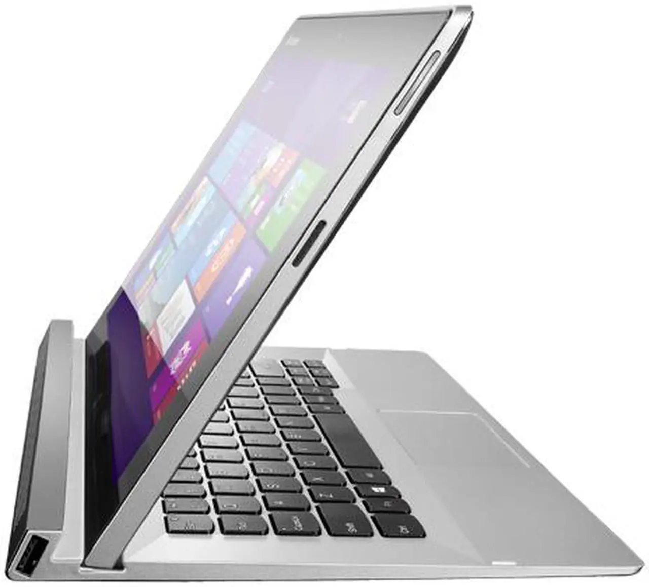 Alt view image 2 of 13 - Lenovo Miix 2 11 Detachable 2in1 Tablet- Intel Core i5 4GB Memory 128GB SSD 11.6" Touchscreen Windows 8.1 with Dock (59413201)
