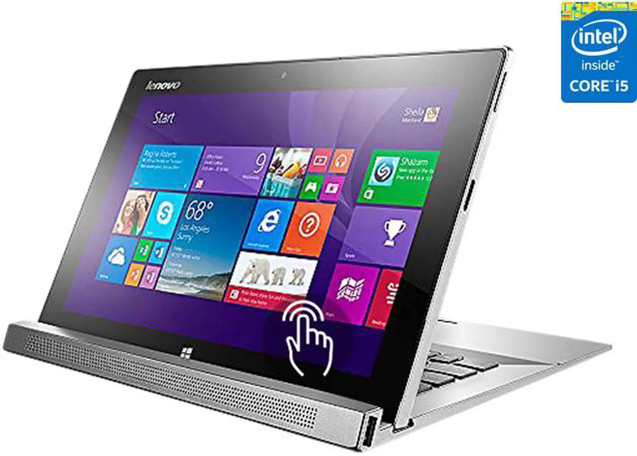 Main image of Lenovo Miix 2 11 Detachable 2in1 Tablet- Intel Core i5 4GB Memory 128GB SSD 11.6" Touchscreen Windows 8.1 with Dock (59413201)