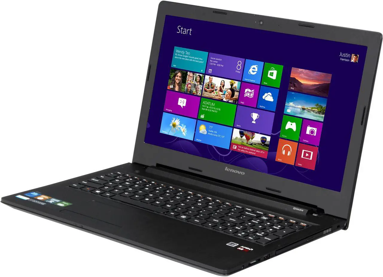 Main image of Lenovo Laptop AMD A8-6410 6GB Memory 1TB HDD AMD Radeon R5 Series 15.6" Non-Touch Screen Windows 8.1 G50-45 (80E3005NUS)